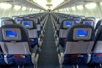 Picture of inside a Delta Airlines plane